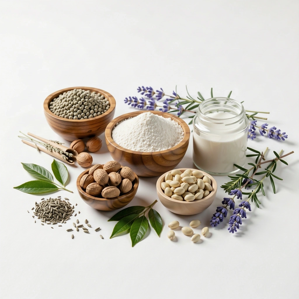 Natural ingredients for men's wellness